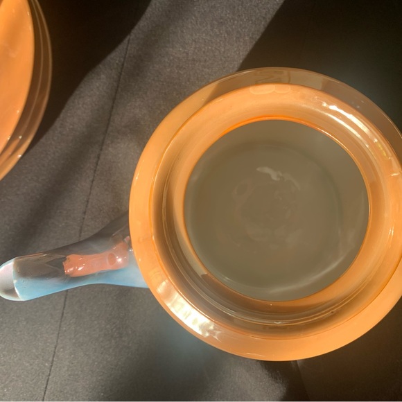 TT Takito Iridescent Hand Painted Lusterware Tea Set with Lunch/Dessert plates - Picture 13 of 15